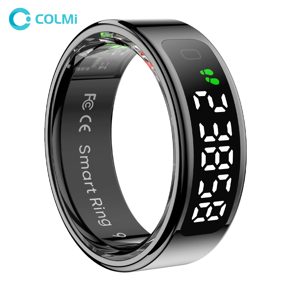 Blood Oxygen Monitor - COLMI R12 แหวนอัจฉริยะพร้อมหน้าจอแสดงผลและระบบสัมผัส, ผู้จัดการสุขภาพ, การชาร์จแบบไร้สาย, กันน้ํา