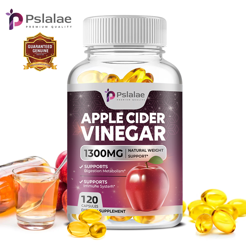 Health Wellness Vitality - แคปซูลน้ำส้มสายชูหมักจากแอปเปิ้ล - ช่วยรักษาความมีชีวิตชีวาและสุขภาพที่ดี ส่งเสริมสุขภาพทางเดินอาหารและการเผาผลาญ ช่วยเสริมภูมิคุ้มกัน