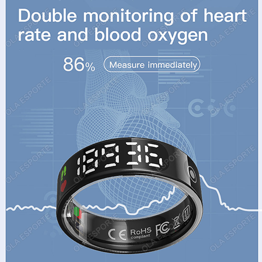 แหวนสมาร์ท SR08 พร้อมกล่องชาร์ - Blood Oxygen Monitor บทวิจารณ์และราคา