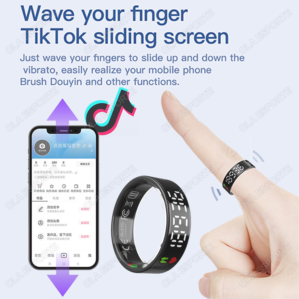 แหวนสมาร์ท SR08 พร้อมกล่องชาร์ - Blood Oxygen Monitor บทวิจารณ์และราคา