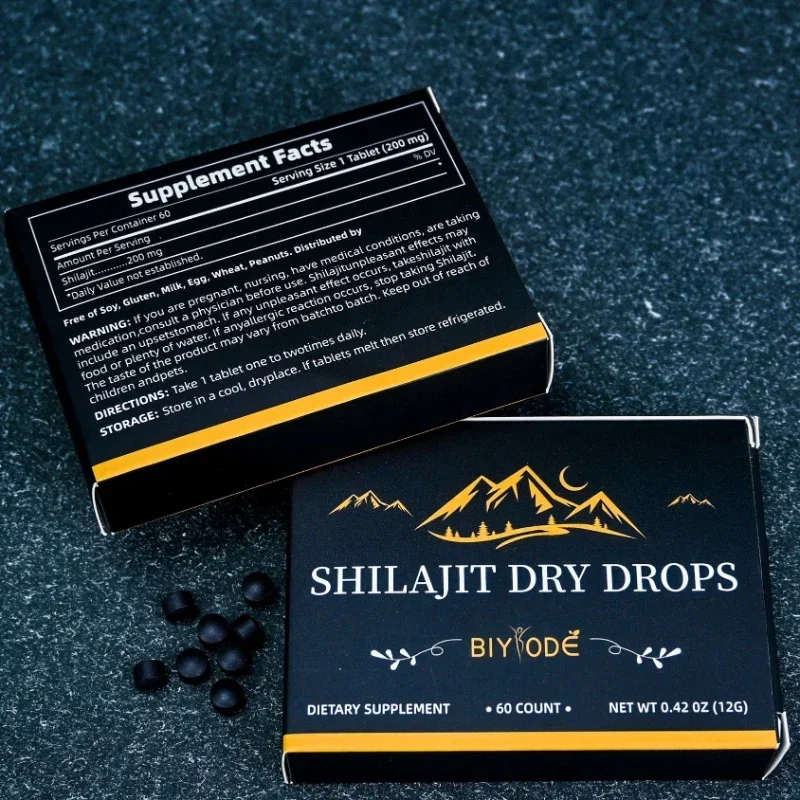 1 ขวด 60 เม็ด Shilajit Tablets - Health Wellness Gifts บทวิจารณ์และราคา