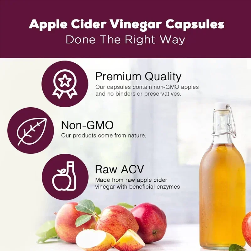 แคปซูลน้ำส้มสายชูหมักจากแอปเปิ - Health Wellness Vitality บทวิจารณ์และราคา