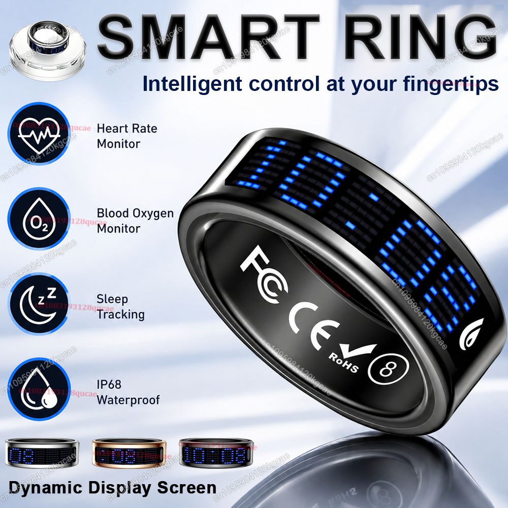 แหวนอัจฉริยะพร้อมหน้าจอสัมผัส  - Blood Oxygen Monitor บทวิจารณ์และราคา