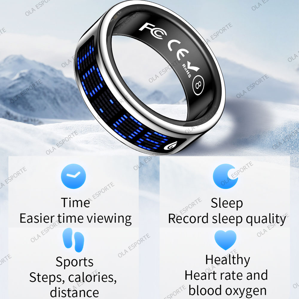 แหวนอัจฉริยะพร้อมหน้าจอสัมผัส  - Blood Oxygen Monitor บทวิจารณ์และราคา