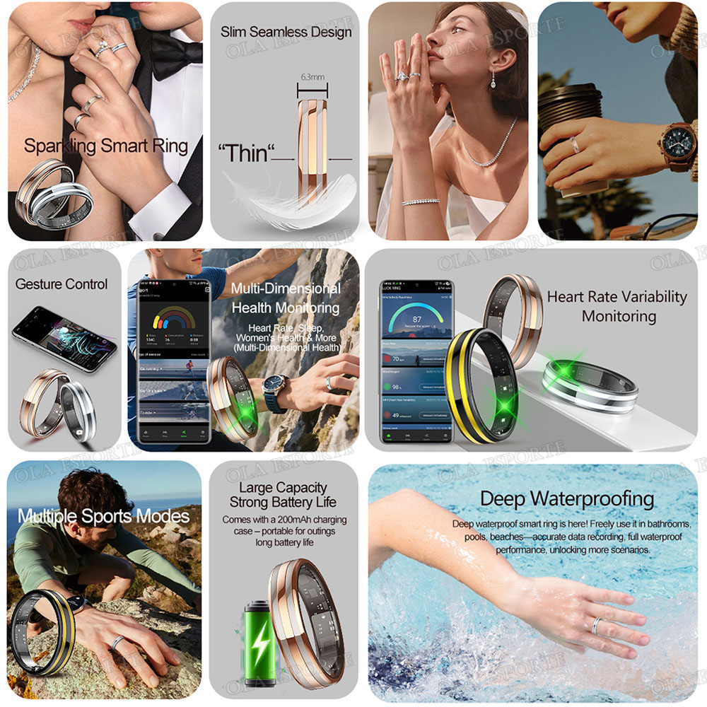 แหวนอัจฉริยะรุ่นใหม่ ตรวจวัดอั - Blood Oxygen Monitor บทวิจารณ์และราคา