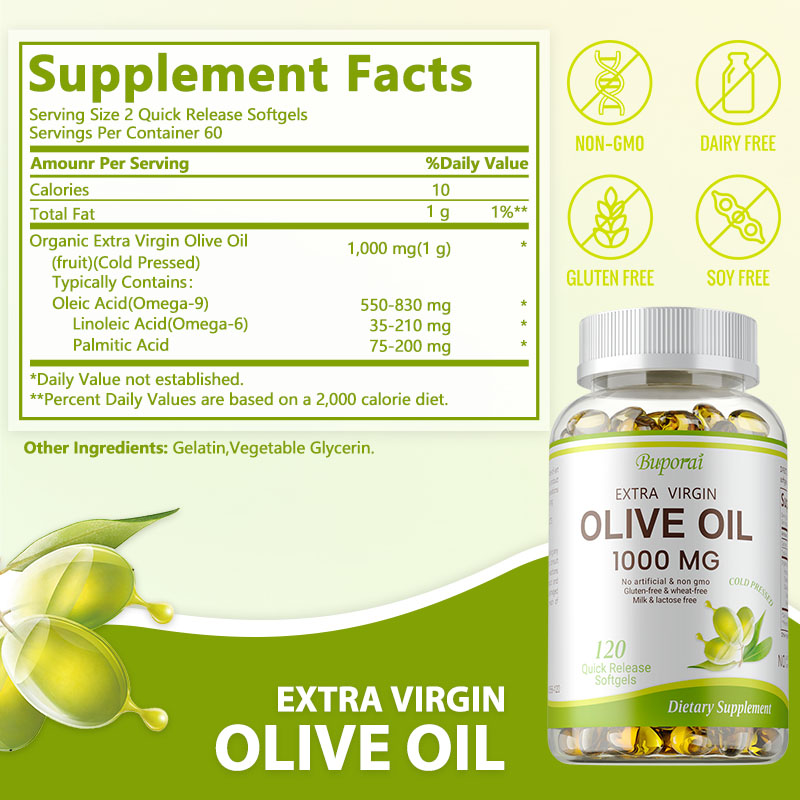 ซอฟเจลน้ำมันมะกอก 1000 มก. - ช - Health Wellness Vitality บทวิจารณ์และราคา